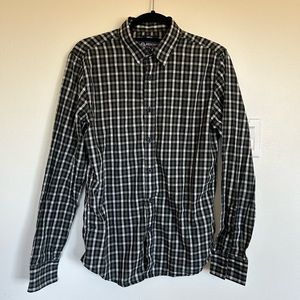 American Rag Men’s Small Checkered Button Down Shirt